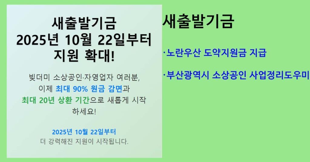 새출발기금확대