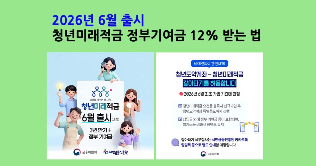2026년6월출시청년미래적금