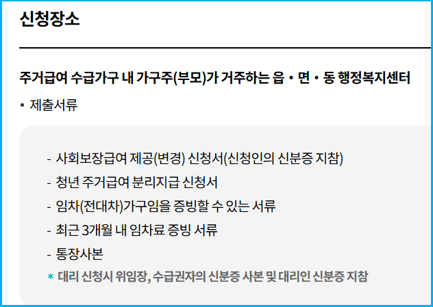 독립을 꿈꾸는 청년, 주거급여 월세 지원 받는 법 3