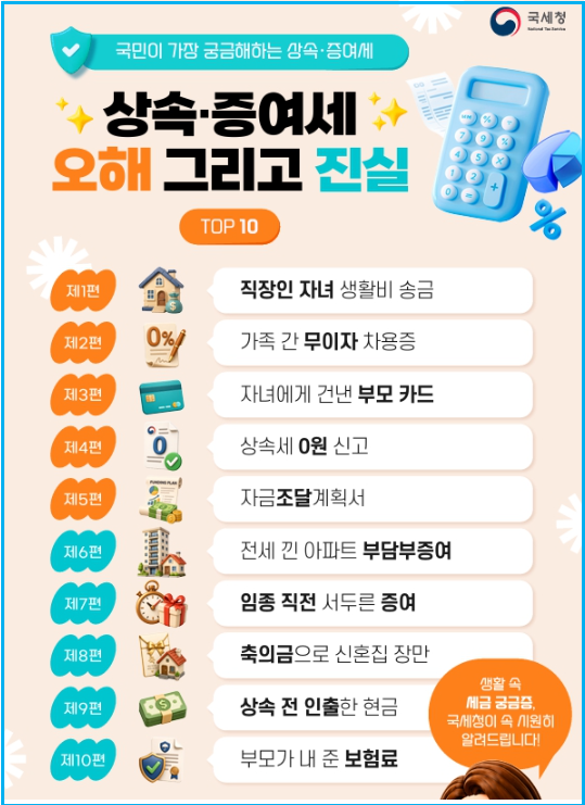 유튜브 믿었다간 낭패 국세청 상속증여 팩트체크 2