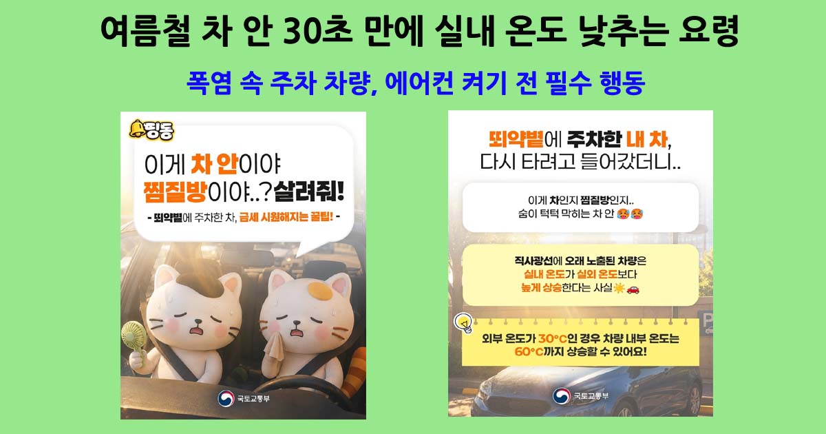 여름철승용차실내온도